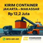 harga kirim container jakarta makassar