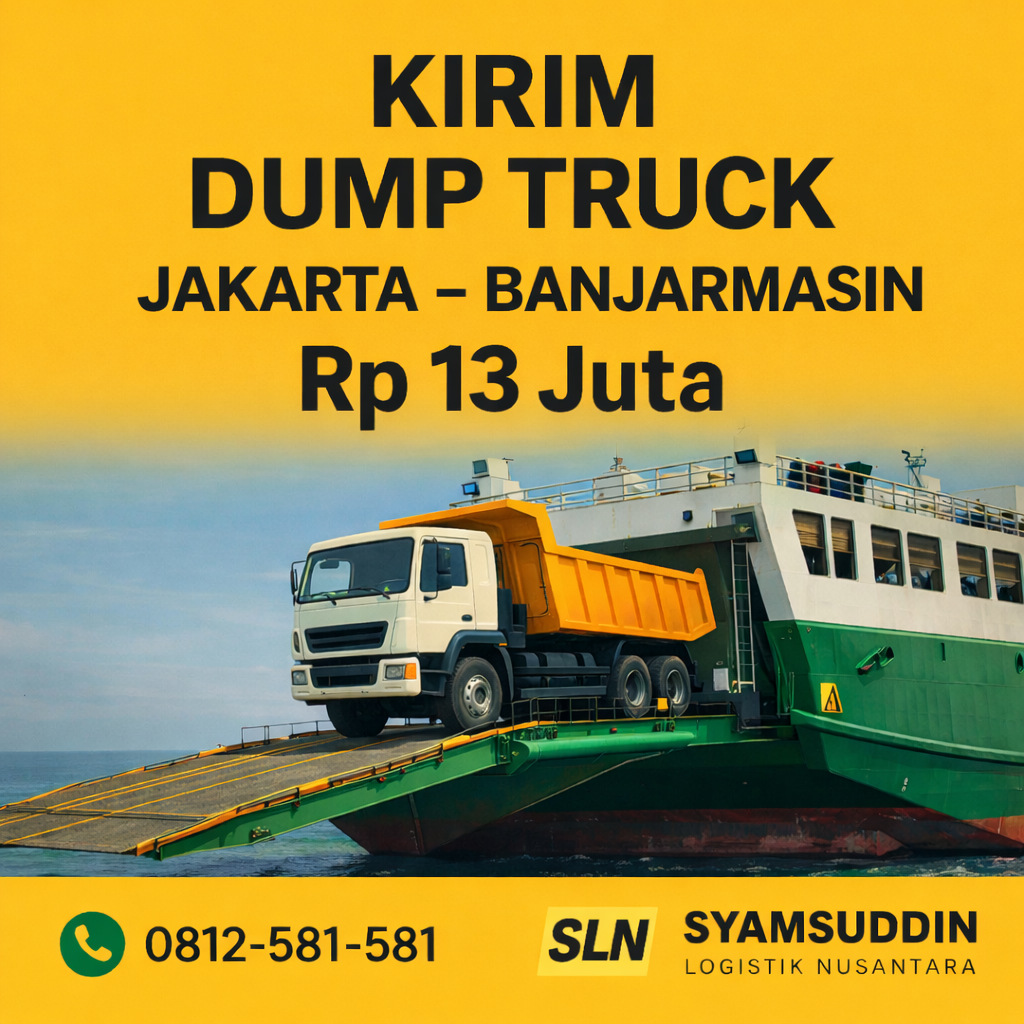 kirim dump truck banjarmasin