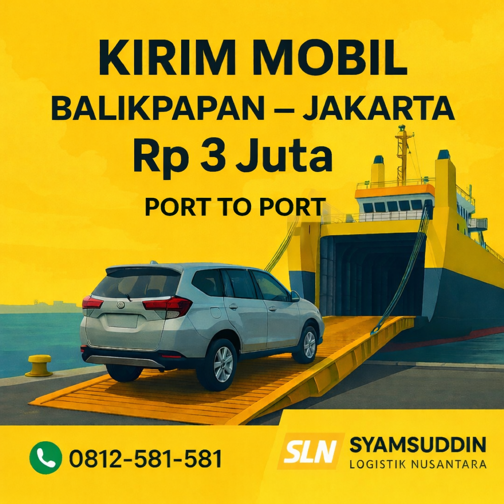 Kirim mobil balikpapan jakarta