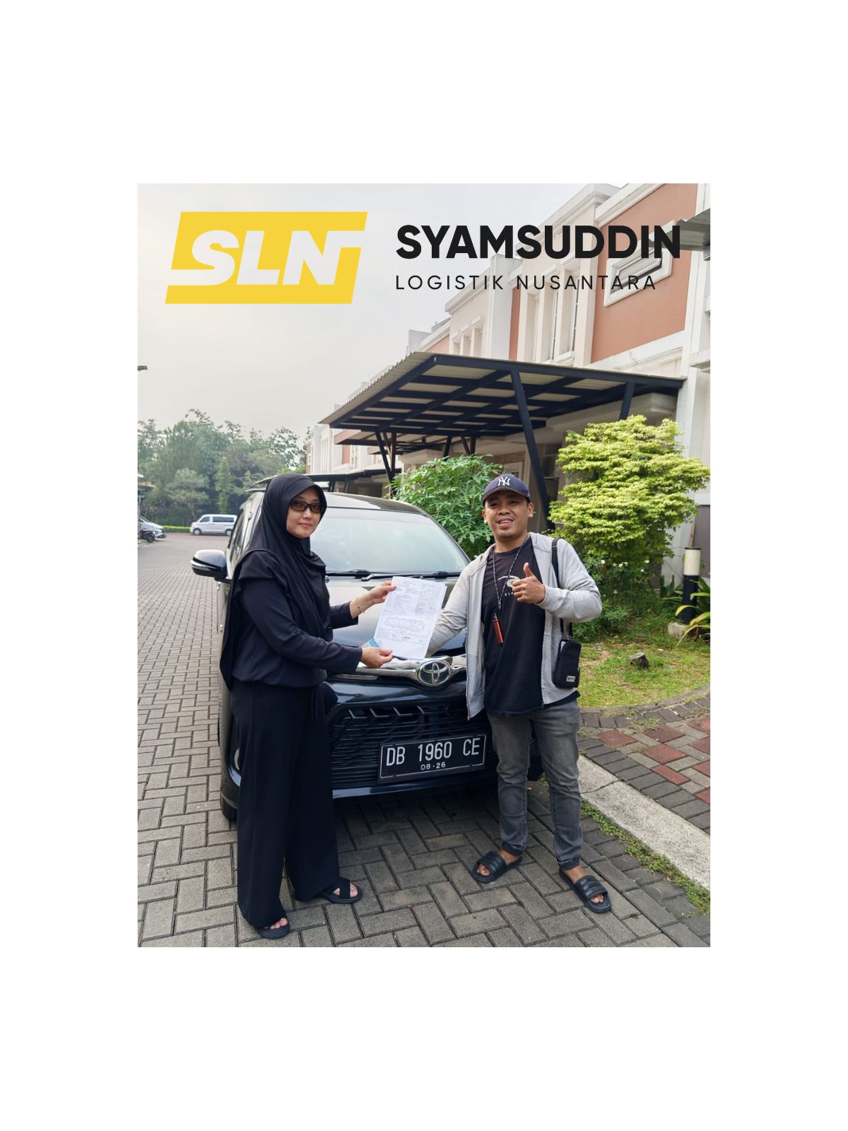 Proses Serah Terima Mobil di Kendari SLN Logistik