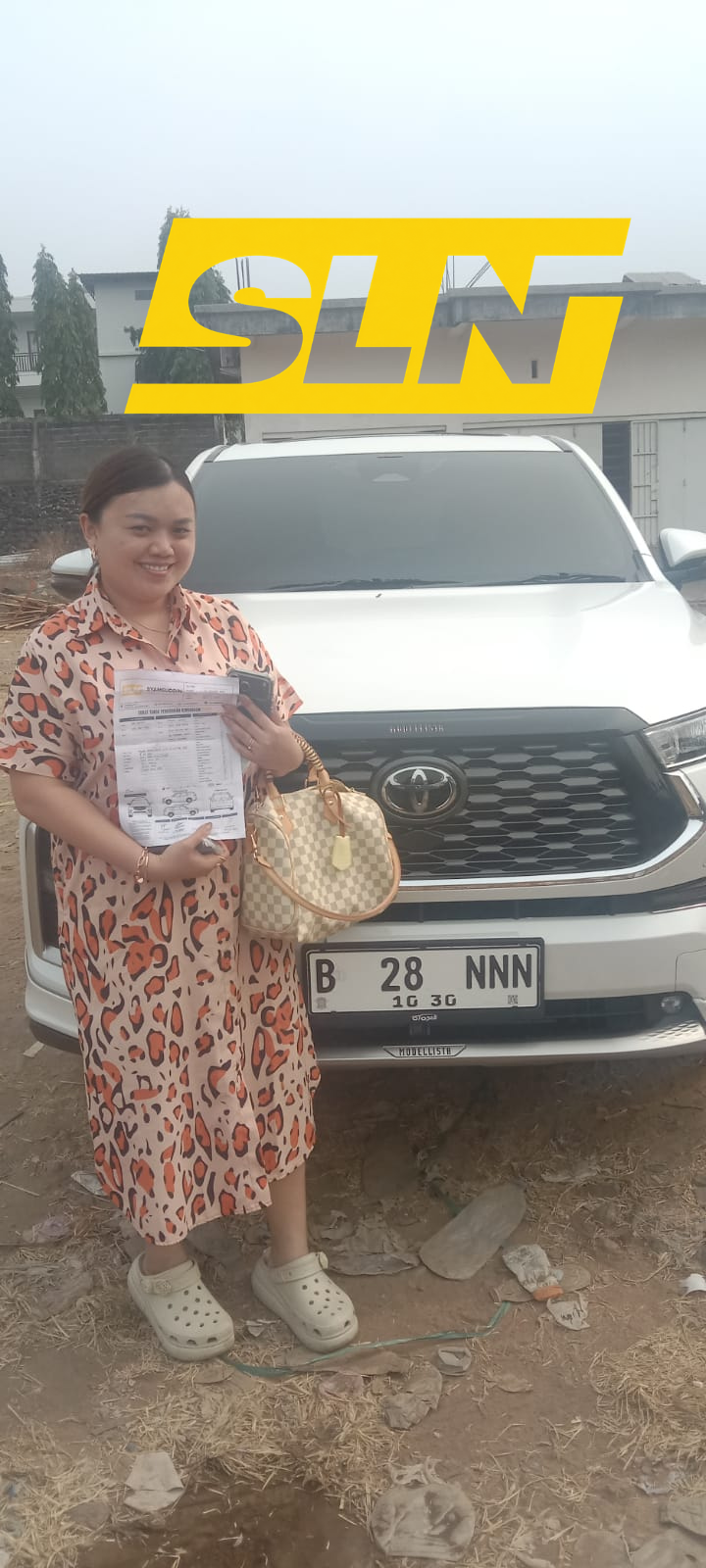 Proses Serah Terima Kendaraan di Pool Manado